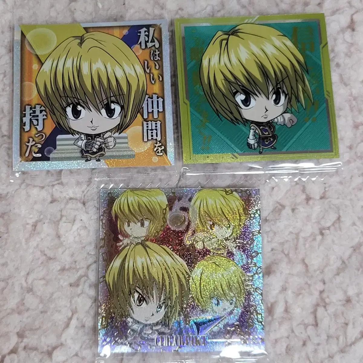 ハンターハンターシールステッカークラピカ